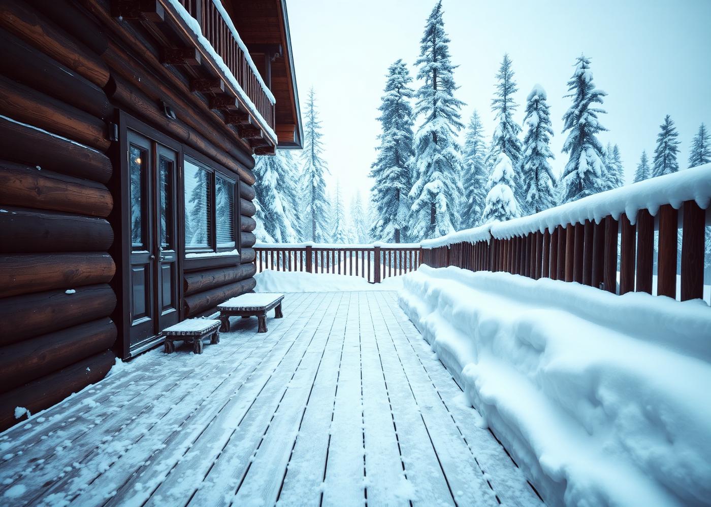 Decks & walkways cleared in Zephyr Cove, Nevada